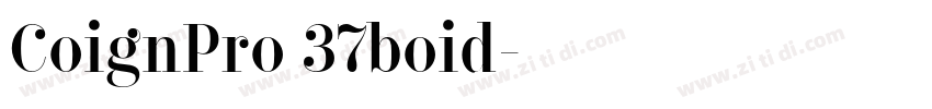 CoignPro 37boid字体转换 CoignPro 37boid字体转换